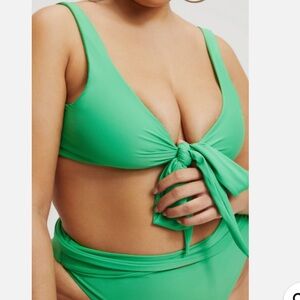 New Good American set Vibrant Green Wrap